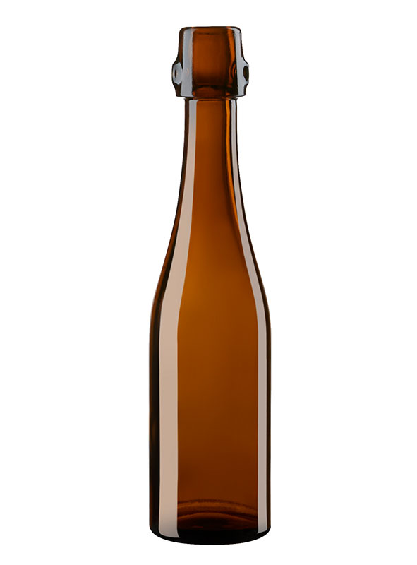 HOGAR Y MAS Botella de Vidrio con tapón mecanico con diseño Swing 6,5X6,5X27,5 50cl 
